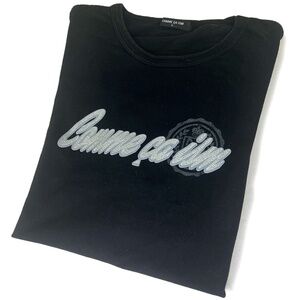 Comme Ca Silver Glitter Vintage T-Shirt from Japan